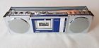 Ph-m85 Fisher Boombox Stereo Radio Microcassette Recorder