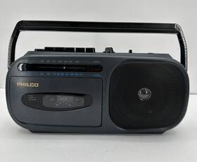 588r Philco Vintage Am/fm/cassette Model Works Euc