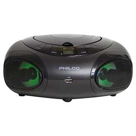 Philco 850041387017 Portable Bluetooth Boombox Cd Player With Am Fm Radio And Usb Playback Fun