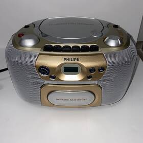 Az8085 Philips 8085 Cd Cassette Recorder Synchro Start Recording Dynamic Tested