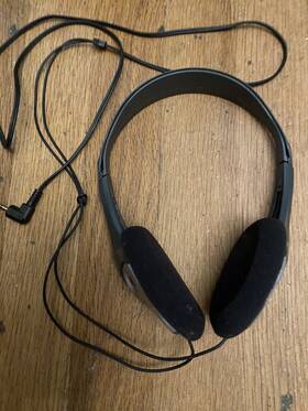 Ay3682 Philips Vintage Magnavox Wired Headset 1990s Radio/stereo