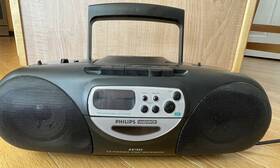 Az1002 Philips Magnavox Az1002/17 Cd Radio Cassette Player- Tested And Works