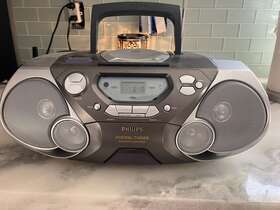 Az1065 Philips Az1065/17 Cd/radio/cassette Boombox - Tested