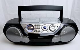 Az2055 Philips Cd Radio Cassette Recorder Sound Machine 3 Band Digital Equalizer