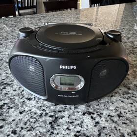Az302 Philips Sound Machine - Fm/am Radio Plays Mp3 On Cd-r/w