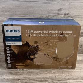 Az797t Philips Portable Cassette Cd Player Boombox Bluetooth Usb/mp3/aux Az797t/37 New