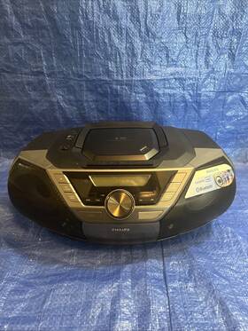 Az79t-37 Philips Boombox Cassette Cd Player 12 W Rms