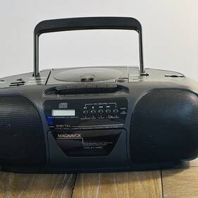 Az8006 Philips Vintage 90s Magnavox Az8006/17 Portable Cd Radio Cassette Player Stereo