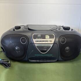 Az8070 Philips Vintage Magnavox Ac/dc Radio Cd And Cassette Player Model Works