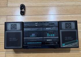 D84844 Philips D8484 Vintage Magnavox Sound System Boombox Ghettoblaster Cassette Deck Broken