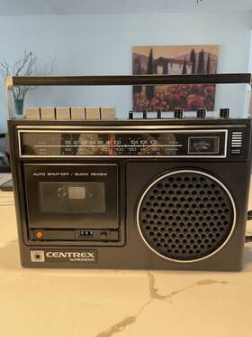 Rk-114 Pioneer Vintagecentrex By Amfm Radio Cassette Player Boom Box