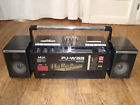 Pj-w55 Fu Akai Great Working Stereo Dual Cassette Boombox Ghetto Blaster