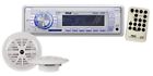 Plmrkt32wt Pyle Marine Pll Tuning Radio With Reader 068888896511