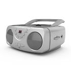 Prcd650mx-sl Borne Portable Cd Boombox With Radio Silver 691768002308