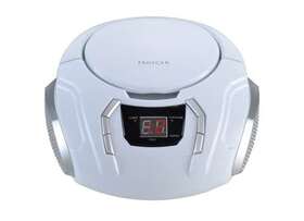 Proscan Elite 058465823436 Portable Cd Boombox With Am/fm Radio - White