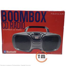 Prcd1037bt Proscan Portable Cd Am/fm Radio Boombox - Black Titanium