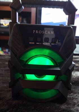 Psp776-dg Proscan Multicolor Led Boombox Portable Speaker