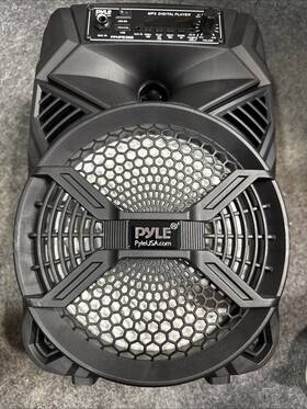 Pphp836b Pyle Portable Bluetooth Pa Speaker System 300w Rechargeable - Untested