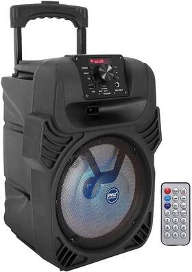 Pphp844b Pyleusa Pyle 400w Portable Bluetooth Pa Loudspeaker 8 Subwoofer System 4 Very Good