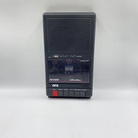 Retro-39bt Qfx Cassette Recorder Player Bluetooth Usb Fm Radio Portable Black