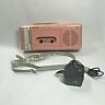 Qt-5p Sharp Vintage Pink Boombox Radio Cassette Player Original Strap Antenna