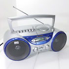 Qt-cd250 Sharp Boombox Cd Player Cassette Tape Stereo Radio Portable Works