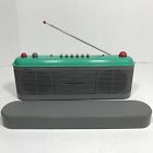 Qt-f40 Sharp Vintage Boombox Am Fm Cassette Player Portable Stereo Gray