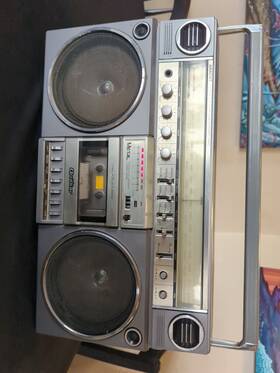 3632 Quasar Vintage 80s Gx Boom Box Ambience Cassette Player Rare Working