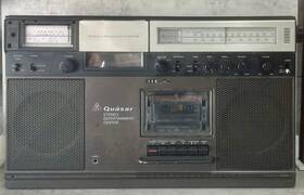 Xp1239qe Quasar Rare Vintage Stereo Entertainment System Boombox Tv Tape Deck