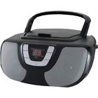 Curcd1025bk Ra44681 Sylvania Portable Cd Radio Boom Box Black 058465803278