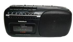 Ctr-110 Radioshack Radio Shack Cassette Recorder Player Extended Bass Am Fm Boombox