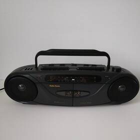 Scr-54 Radioshack Radio Shack Stereo Cassette Recorder-dual Tape Player-am/fm-tested/works