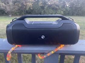 Rbs951-21e-bla Raycon The Boombox Bluetooth Wireless Speaker Lights Og Box Strap