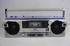 R2-d2 Rc-50 Jvc Single Cassette Boombox Blue White Untested No Cord