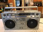 Rc-m705w Jvc Incredible Vtg Ghettoblaster Boombox Radio Cassette Player