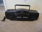 Rc-x610 Jvc Vintage Portable Boombox Dual Tape Cd Stereo Radio Ac