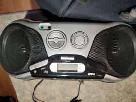 Rcd200a Rca Portable Cd Boombox Radio Am/fm Tuner Mp3 Player Tested Works