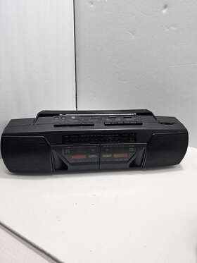 Rp-7767a Rca Vintage Boombox Dual Cassette Player Untested Clean
