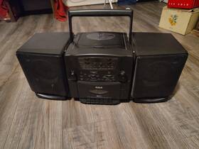 Rp-7978 Rca Vtg Rare Am/fm Stereo Cassette Tape And Cd Player Model Boombox As-is