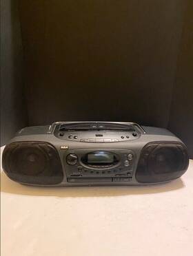 Rp-7985a Rca Model Am/fm Stereo Radio Dual Cassette Rec/cd Player Boombox