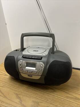 Rp-7986b Rca Boombox Gray Cd-casette-radio Parts Only