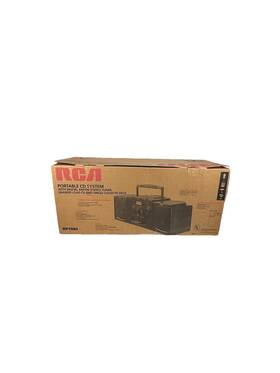 Rp7983 Rca Portable Cd Stereo System Am/fm Cassette Boombox With Box No Remote