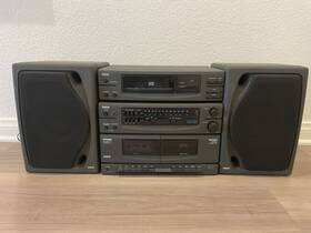 Rp8530 Rca Vintage Rp 8530 A Stereo System Am/fm Radio Dual Cassette Cd 2 Spks Ship24h