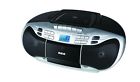Rcd378d Rca Cd Boombox With Cassette And Radio Black 062118403784