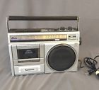 Rcx-1270 Panasonic Vintage Portable Cassette Recorder Boombox As Is