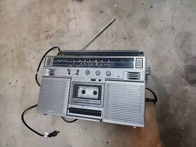 14-777 Realistic Vintage Cassette Am Fm 80 S Boombox Jammer Stereo Tested Works