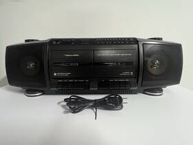 Cd-3305 Realistic Vintage 1991 Cd Dual Cassette Am/fm Boom Box