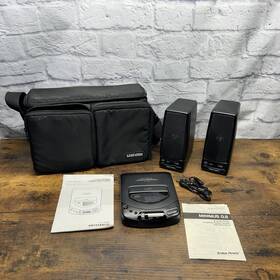 Cd-3420 Realistic Vintage Optimus Portable Speakers Case Logic Tested