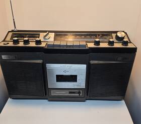 14-771c Realistic Scr-1 Portable Stereo Boombox Ghettoblaster Radio Shack