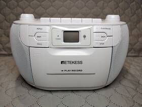 Cd-tr621 Retekess Cassette Player Combo Portable Boombox Fm Radio Mp3